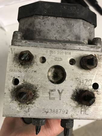 Preview: 0265220658 0273004655 Opel Corsa Meriva ABS hydraulic unit controller
