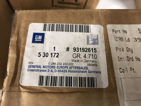 93192615 530172 0265232222 0265800770 ABS hydraulic unit Opel Corsa Meriva
