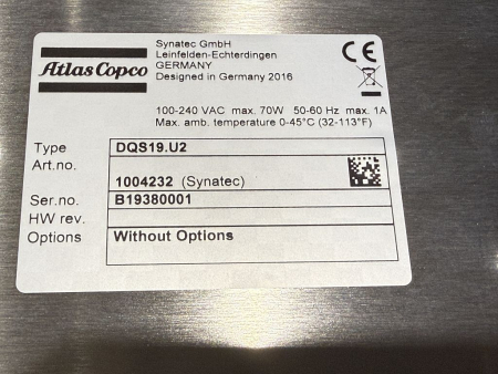 Preview: Atlas Copco Quintest Bedienpanel Industrie-HMI DQS19.U2 1004232 gebraucht