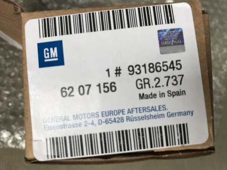 93186545 6207156 GM Opel Drive Lighting regulation Signum Vectra-C NEW