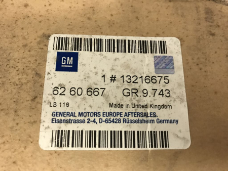 Preview: 13216675 6260667 Combination gauge Opel GM Astra-H Zafira-B