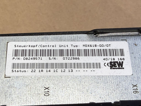 Preview: SEW EURODRIVE MOVIDRIVE B Umrichter MDX61B0030-5A3-4-0T gebraucht
