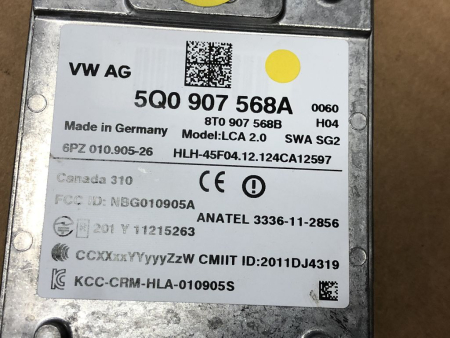 5Q0907568A Lane Change Assist Control Unit Audi A3 S3 RS3 NEW