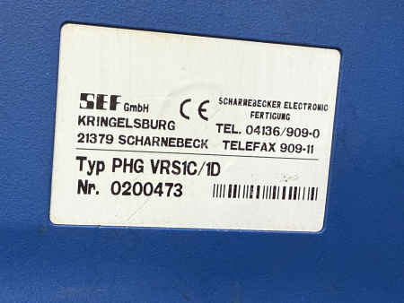 Preview: SEF PHG VRS1C/1D Handpult Bedieneinheit 93278543 (gebraucht)
