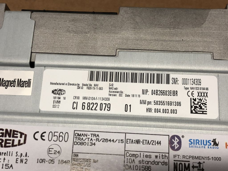 Preview: 65126822079 6822079 Headunit Basic Navigation BMW F45 F46 I01 F48 NEW