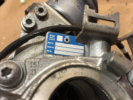 03L253010A turbocharger original VW / AUDI 2.0 TDI