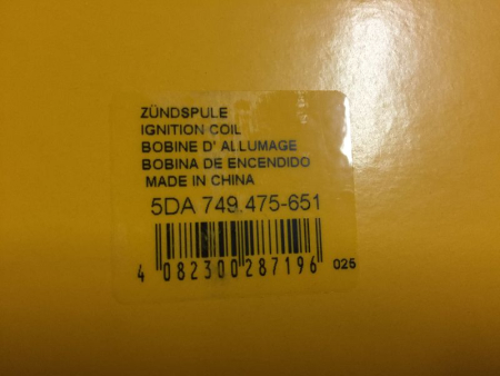 HELLA 5DA-749-475-651 597056 96213086 5970.56 Zündspule für CITROËN PEUGEOT