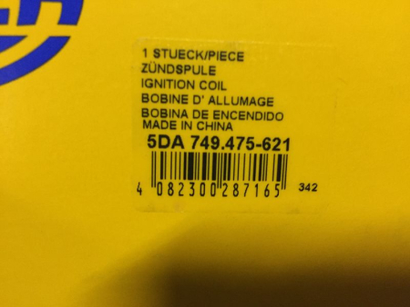 HELLA 5DA-749-475-621 9629210680 597073 5970.73 Zündspule für CITROËN PEUGEOT
