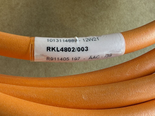 Bosch Rexroth RKL4802/003 Verbindungskabel R911405197 Industriekabel neu