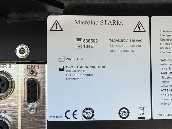 Hamilton Microlab STARlet Laborautomationssystem ML_STAR 830502 104E (gebraucht)