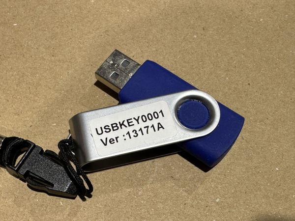 Olympus TomoView Inspection Software TV210-F USB Dongle + Kabel gebraucht