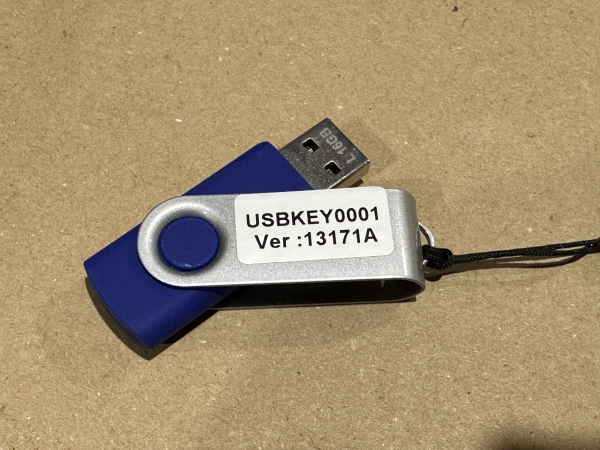 Olympus TomoView Inspection Software TV210-F USB Dongle + Kabel gebraucht