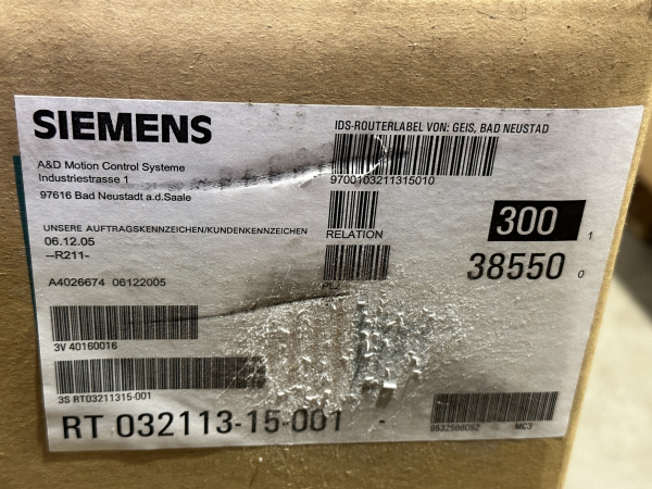 Siemens 1PV5135-4WS16-ZW11 55kW 225Nm electric motor water-cooled NEW
