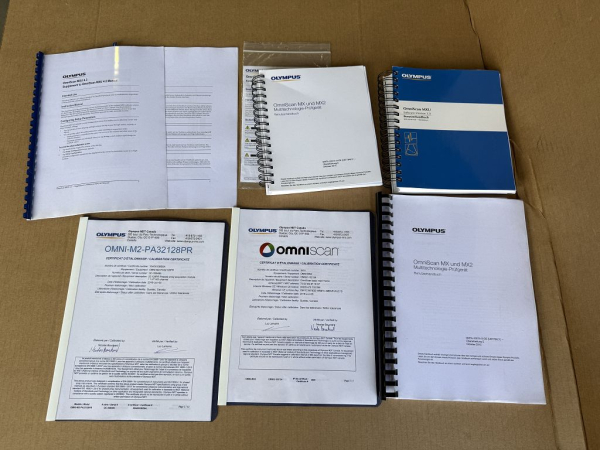 Olympus OmniScan MX2 multi-technology inspection device OMNI2-103134 OMNI-M2-PA32128PR used