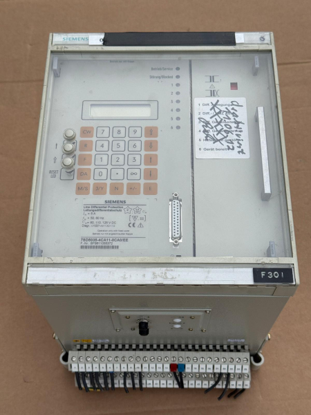 Siemens 7SD5035-4CA11-0CA0/EE Leitungsdifferentialschutzgerät (gebraucht)