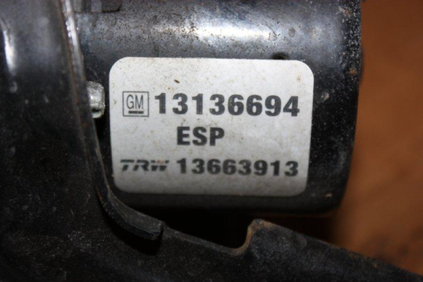 13663913 13509215AB EBC430EV 54084711A 13136694 ABS-ESP hydraulic unit Opel TRW