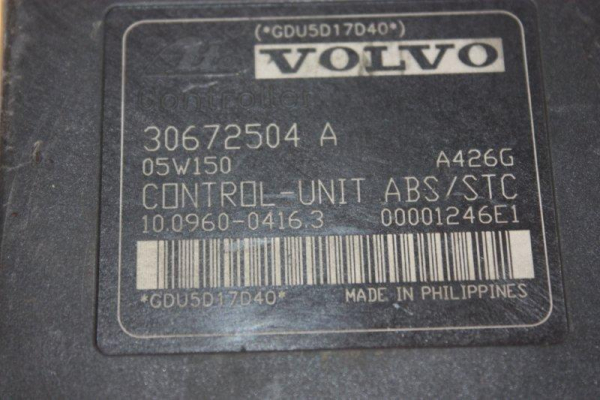 Hydraulic unit controller Volvo V50 ABS / DSTC 30672503 4N51-2C285-EB 30672504-A 10.0960-0416.3