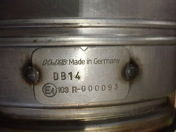 HJS DB14 103 R-000093 Katalysator Mercedes NEU