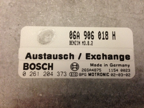 Bosch ECU, fuel injection for Skoda Octavia 06A906018H 0986262492 0261204373