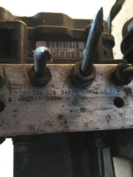 ABS unit with control unit BMW 0-265-234-029 0265234029 0-265-950-315 0265950315 6766300 6758743