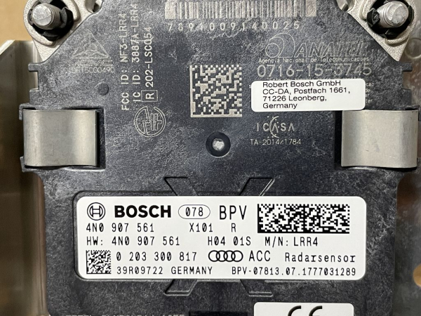 4N0907561 0203300817 original Audi Bosch radar sensor distance control ACC NEW