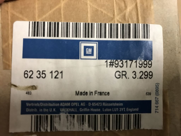 93171999 6235121 0273004227 ABS Control unit Bosch Opel Corsa Meriva NEW