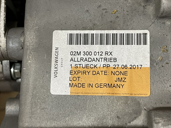 02M300012RX original VAG 6-speed manual gearbox all-wheel drive JMZ NEW