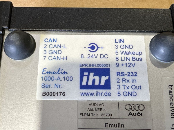 their Emulin LINbus emulator and USB interface module