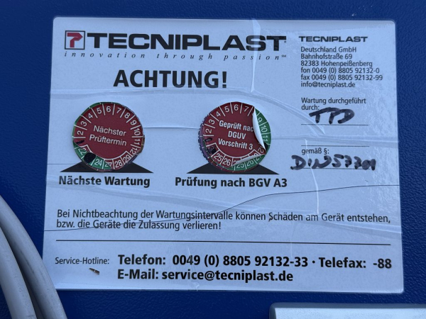 Tecniplast Interactive SafeChange Station Sicherheitswerkbank Changing BH-02A (gebraucht)