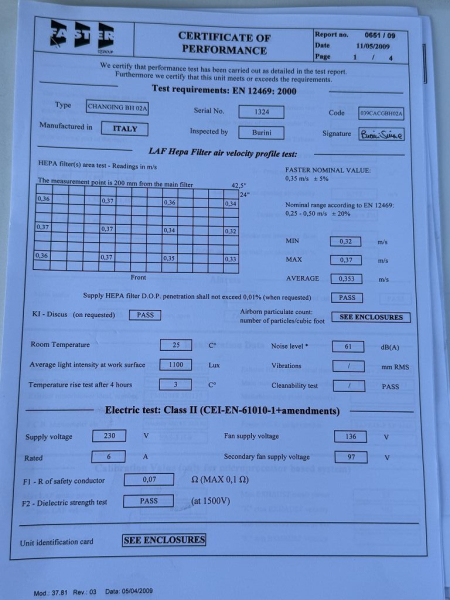Tecniplast Interactive SafeChange Station Sicherheitswerkbank Changing BH-02A (gebraucht)