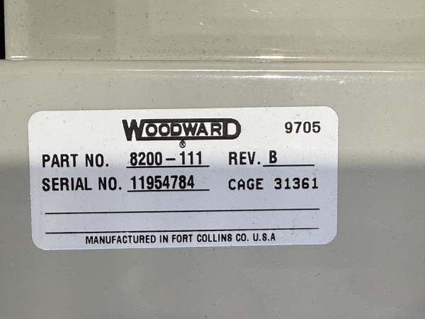 Woodward Excel 150 Steuergerät Controller 8200-111 Rev. B gebraucht