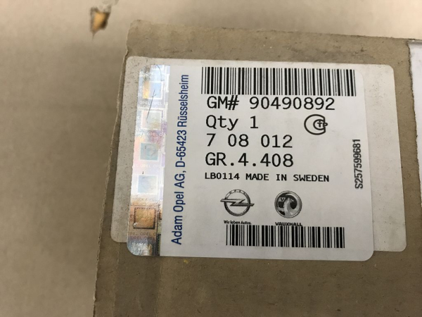 90490892 708012 Drive shaft Opel F35 manual transmission Astra Signum Vectra-C NEW