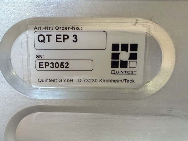 Quintest EChecker Bremspedalprüfgerät Kraft-Weg-Messgerät QT EP 3 SN EP3052 (gebraucht)