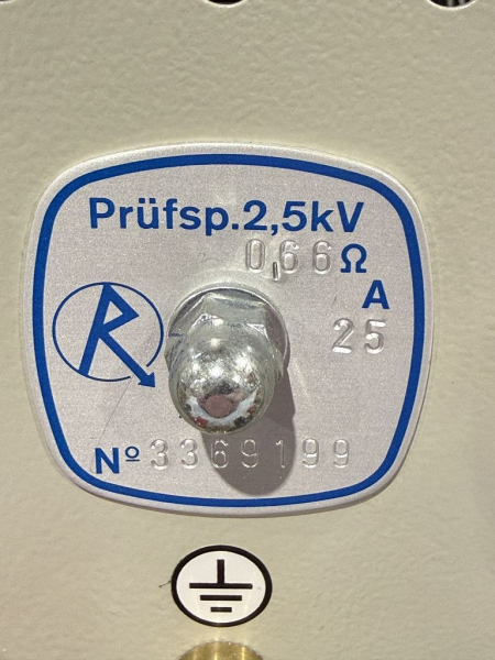 RPT Ruhstrat Prüf-Leistungswiderstand 0,66Ω Hochspannungs Prüfwiderstand 2,5kV 3369199 (gebraucht)