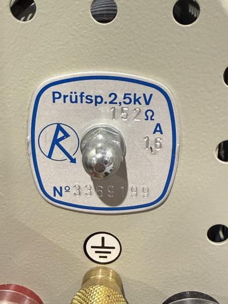 RPT Ruhstrat Prüf-Leistungswiderstand 152Ω Hochspannungs Prüfwiderstand 2,5kV 3369199 (gebraucht)