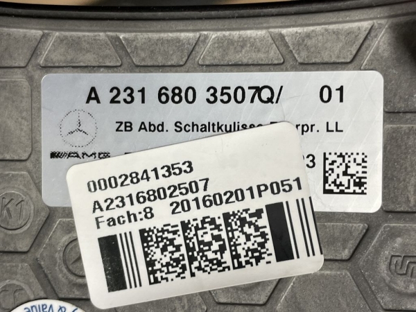 original Mercedes AMG SL-Klasse R231 Styling Zierelemente Carbon Neuwertig