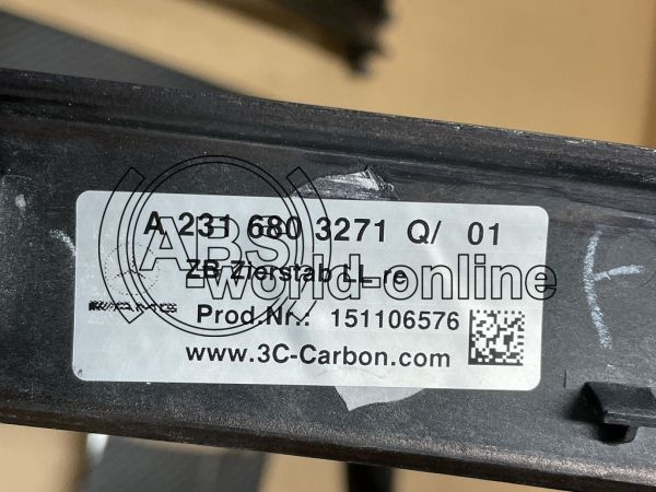 original Mercedes AMG SL-Klasse R231 Styling Zierelemente Carbon Neuwertig