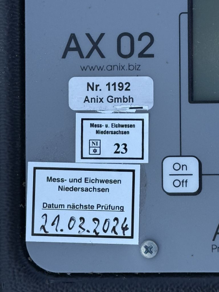 Anix AX 02 Planograph Messsystem auf Makoben PLA1100 Anhänger gebraucht
