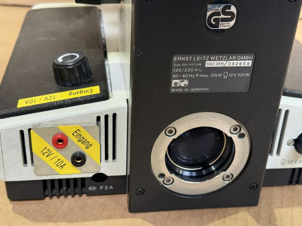 Leitz Wetzlar Metallux-3 Metallmikroskop NPL Fluotar 100x 50x 20x 10x 5x + EA-PS 2016-100 gebraucht