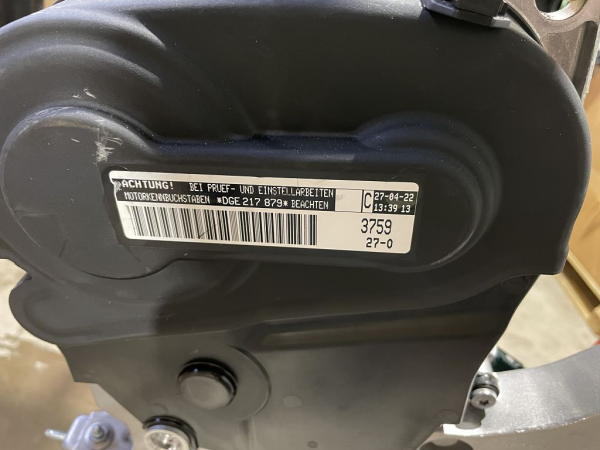 04E100038F original VAG engine DGEA engine 1.4 TSI Hybrid 6km new car