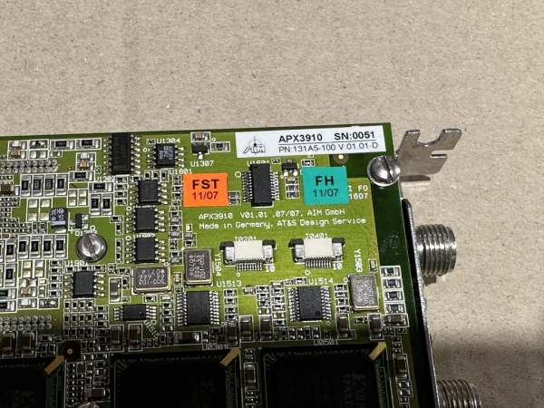 AIM APX3910 PCI Module Test and Simulation Module