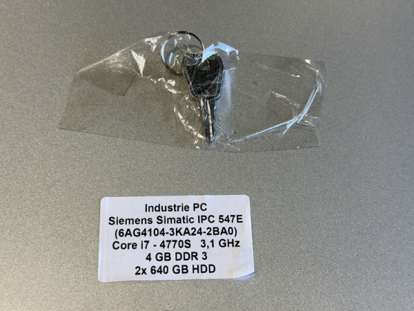 Siemens SIMATIC IPC547E Industrie PC 6AG4104-3KA24-2BA0 gebraucht