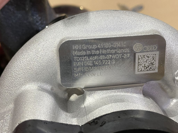 04E145722G original VAG turbocharger NEW