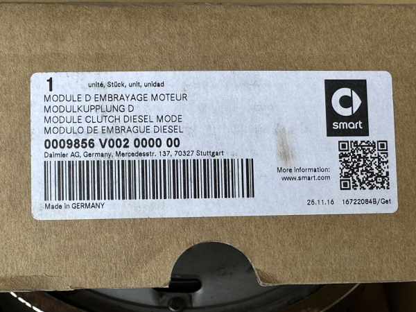 0009856V002000000 3089000010 3021000001 original SMART module coupling NEW