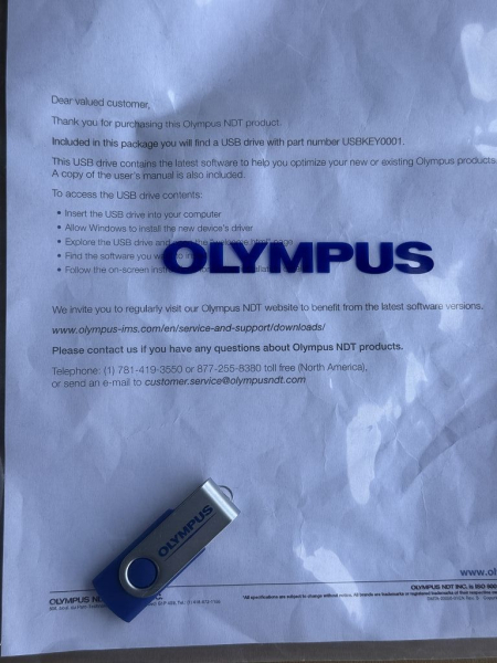 Olympus OmniScan MX2 multi-technology inspection device OMNI2-103134 OMNI-M2-PA32128PR used