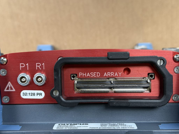 Olympus OmniScan MX2 multi-technology inspection device OMNI2-103134 OMNI-M2-PA32128PR used
