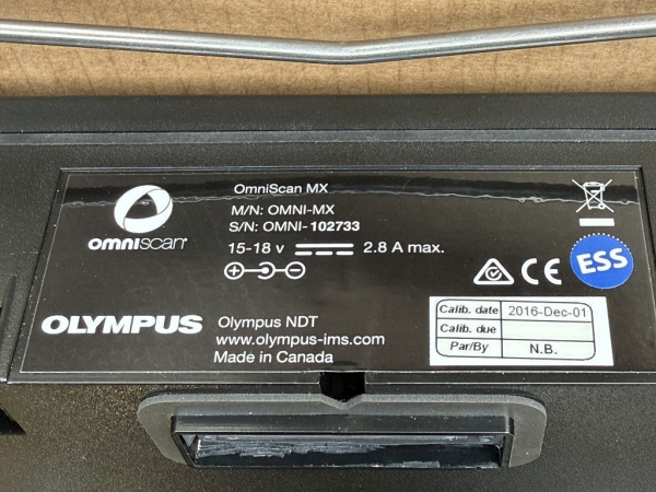 Olympus OmniScan MX Prüfsystem ECT Eddy Current Array OMNI-MX OMNI-M-ECA4-32 gebraucht