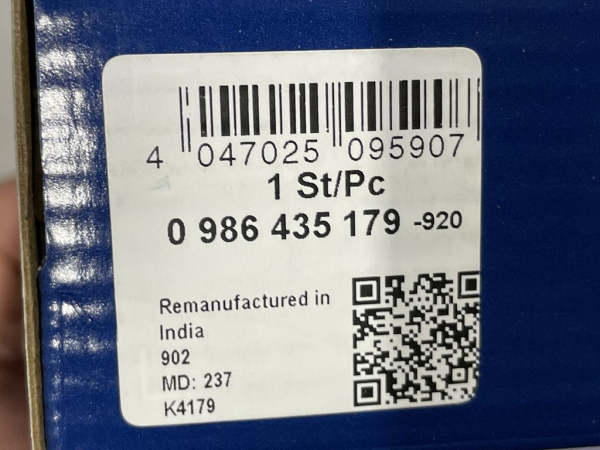 0986435179 original Bosch AT injector injection nozzle for BMW NEW