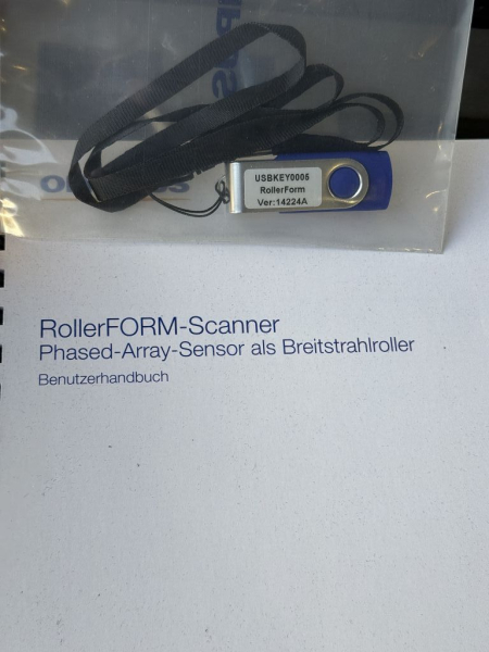 Olympus RollerFORM Scanner Phased-Array Sensor RollerFORM-5L64-5M XAIM-10411 gebraucht