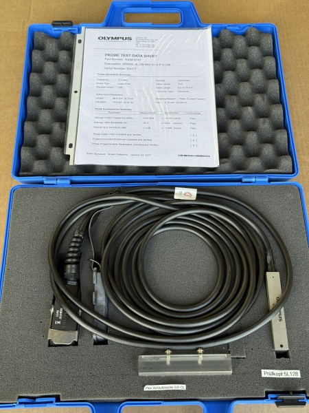 Olympus Phased Array Prüfkopf XAIM-0147 Ultraschallsonde 5L128-96X10-I3-P-5-OM gebraucht
